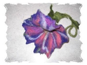 Fabulous felted flower