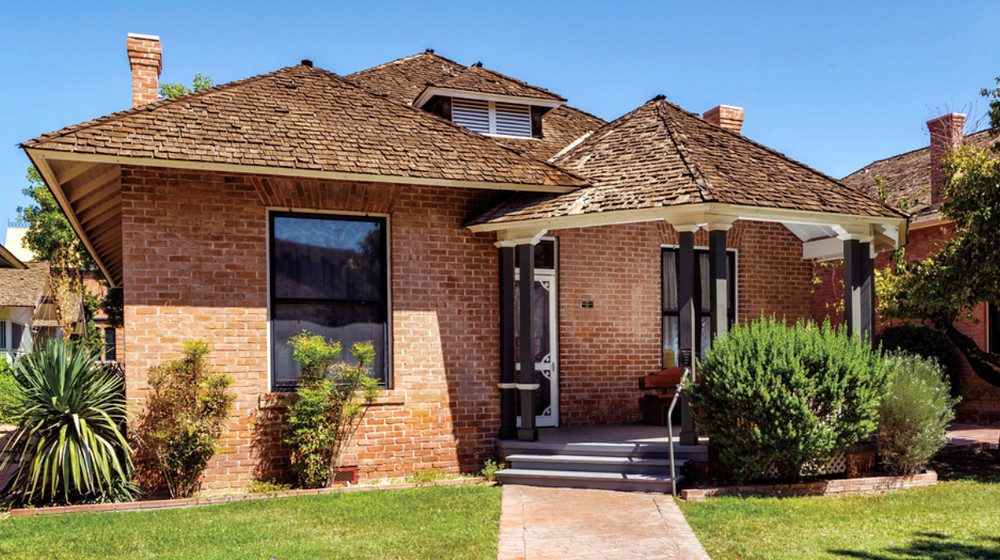 A picture of the Stevens Haustgen House at historic Heritage Square.